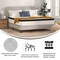 Merrick Lane Hulen 12 Inch Extra Firm Hybrid Pocket Spring & CertiPUR-US Certified Foam Mattress in a Box